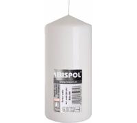 BISPOL bougie cylindrique Aura 66H 15CM SW70/150 BLANC