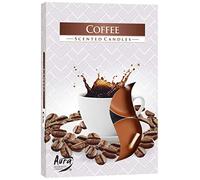 Bispol Bougies chauffe-plats Parfum Lot de 6 - Café