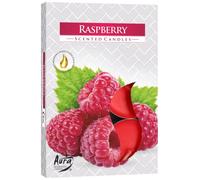 Bispol Bougies parfumées, 6 pièces, framboise