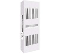 Bispol conique métallique Bougies 245/23 mm 10 pcs - Argent