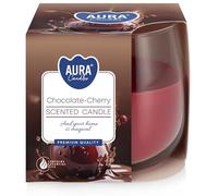 Bispol Vela Vaso Cristal PERFUMADA Chocolate Cereza