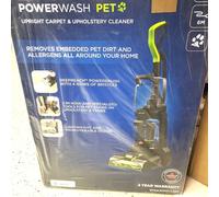 BISSELL Aspirateur-laveur PowerWash Pet noir/citron vert (3878N)