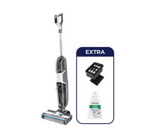 Bissell CrossWave HF3 Cordless Select Aspirateur traineau Batterie Sec&humide Sans sac 0 L 255 W Gris, Blanc