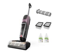 BISSELL CrossWave OmniForce EdgeFind, aspirateur laveur sans fil tout-en-un, LED FurFinder détectant les poils d'animaux, nettoyage ZeroGap au plus près du mur, nettoyage multi-surfaces jusqu'à 350 m²