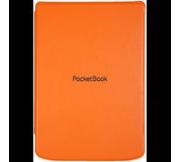 Bissell Étui Folio Shell Orange pour PocketBook 6" (15.2cm) - Microfibre/PU/Plastique/Coton - 112x12.5x160mm - Résistant aux chocs - Compatible Verse Mist Grey, etc.
