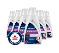 BISSELL Solution Multisurface pour Sols 1 L | Nettoyant pour Sols Durs et Tapis | Produit Aspirateur Laveur | Pack de 6 | Parfum Brise Printanière | Idéal pour CrossWave, SpinWave et HydroWave | 3932