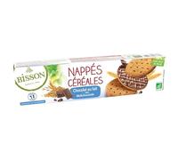 Bisson Nappés céréales chocolat lait 140 g