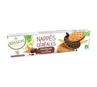 Bisson Nappés céréales chocolat noir 140 g