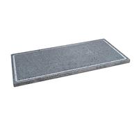 BISTECCHIERA_LAVA GRILL_ Pierre de lave naturelle de l'Etna antiadhésive pour four et barbecue (XL 60 x 30 x 2 cm)
