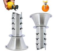Bistouquette Citron,lemon Juicer Metal, Juicer Pressé À La Main, Presse Agrumes Manuel En Metal, Presse-agrumes Citron Forage, Machine Fruits Légumes Machine À Maker Presse À La Main Outil Cuisine
