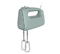 Bistria - batteur électrique vert sauge, fouets et crochets inox, fonction turbo