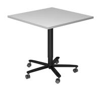 BISTRO 88Q D - Système de tables conférence Gris 80 x 80 noir