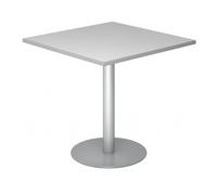 BISTRO F88Q S - Système de tables conférence Gris 80 x 80 argent
