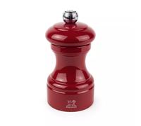 PEUGEOT - Moulin à Poivre Bistro 10 cm - Réglage Classique - En Bois Labellisé PEFC - Fabrication Française - Coloris Laqué Rouge Passion