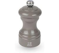 Bistro Moulin à sel manuel en bois laqué, gris taupe, 10 cm - 4in. Gris G