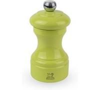 Bistro Moulin à sel manuel en bois laqué, pistache, 10 cm - 4' G