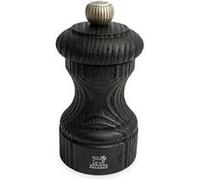 Bistro Nature Black Moulin à sel en bois upcyclé, noir, 10 cm - 4in