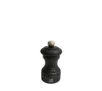 Bistro Nature Black Moulin à sel en bois upcyclé, noir, 10 cm - 4in Peugeot