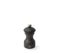 Bistro Nature Dark Moulin à sel manuel en bois et son sel des Alpes, 10 cm- 3" Peugeot