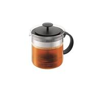 bistro théiere piston avec filtre acrylique 1,5l noir
