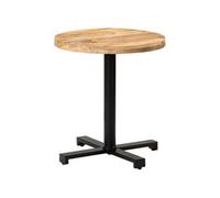 Bistrotafel rond Ã~70x75 cm ruw mangohout320267