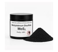 Bisulfure de Molybdène Poudre Lubrifiante MoS2 Pureté 99.5% Lubrifiant à Sec Haute Température Anti-Friction 12µm 1250 Mesh