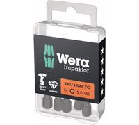 Wera Embout 840/4 IMP DC 5 mm longueur 50 mm 1/4 po. E6,3 Impacteur, DC