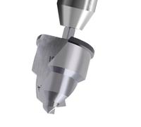 Bit De Forage De Compteur Effilé - Outil De Réhabilitation À Changement Rapide, Coupe-acier À Grande Vitesse | Bit Robuste Pour La Réparation Des Tuyaux PPR, Accessoire De Perceuse De Déburricule De T
