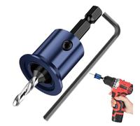 Bit De Perceuse De Couvercle - Ensemble De Bits En Acier Élevé, Outil De Menuiserie De Précision | Kit De Forage Combinée Multi-taille Avec Conception Effilée, Meubles Fabriqués En Bois Projets De Bri
