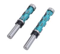 Bit de rainure spirale à double roulement, tête de coupe de 3/4 pouces, mandrin de 1/2 pouce