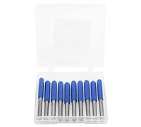 Bit de routeur en acier en tungstène pour gravure de sculpture en bois 10pcs 3.175 mm (45 * 0,1)
