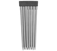 Bit de tournevis 7pcs carré électrique chromé vanadium en acier hexagonal 150 mm avec couvercle pour bricolage de réparation de maison