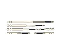 Bit de tournevis à aimant, kit de bits de tournevis hautement magnétique | 6x forets multifonctionnels précis | Ensemble d'entretien à domicile, outil de réparation de forage polyvalent