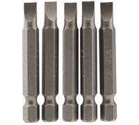 Bit De Tournevis Plat Draper 5,5Mm 1/4" Hex 50Mm Long (Paquet De 5) 64272