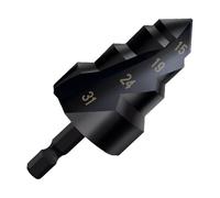 Bit di trapano a sollevamento del tubo pesante, bit per trapano a piubi,bit di perforazione a gradini multifunzionali induriti - Strumenti idraulici versatili per apertura e l'espansione del foro de