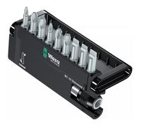Bit ensemble - WERA - 8100-9 TZ - 10 pièces - Utilisation universelle - Support aimanté