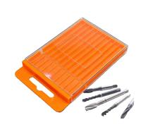 Bit Organizer Case - Drill Bit Storage Box, Pull Out Small Parts Holder | Portable Tool Organizer Container For Twist Drill Tap Screws Hardware Garage Workshop DIY Repair Projects