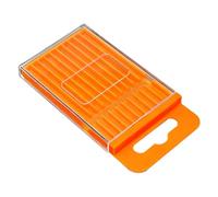 Bit Organizer Case - Wear-Resistant Design Portable Pull-Out Small Parts Box - Convenient To Use Bit Storage - For Workshop Garage DIY Projects Tools Small Parts Twist Tap