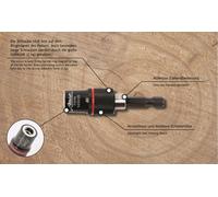 Bit - Support Magnétique 1/4 ",Avec Anneau Force de Traction 2kg,Pro,Bithalter