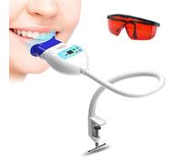 BITAYOH - Lampe Blanchiment Dentaire Professionnel, LUNETTE offert, Accélere le processus du blanchiment Denatire, Fexible, minuteur et Intensité réglable