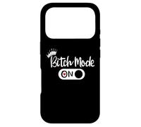 Bitch Mode on Off Sign,Im The Boss Mode Funny Sayings Bitchy Coque pour iPhone 17 Pro