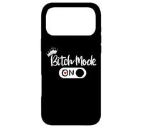 Bitch Mode on Off Sign,Im The Boss Mode Funny Sayings Bitchy Coque pour iPhone 17 Pro Max