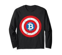 Bitcoin BTC Coin Lune Bitcoin Crypto Crypto-Monnaie Bitcoin Manche Longue