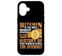 Bitcoin BTC Crypto-Monnaie Que Bitcoin Coque pour iPhone 16