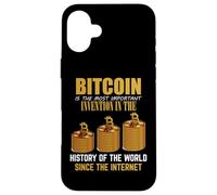 Bitcoin BTC Crypto-Monnaie Que Bitcoin Coque pour iPhone 16 Plus