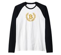 Bitcoin BTC Crypto-Monnaie Satoshi Manche Raglan
