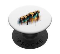 Bitcoin Bull Crypto Trading Investisseur PopSockets PopGrip Adhésif