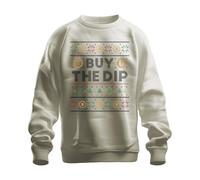 Bitcoin Buy The DIP - Ugly Christmas Sweater Crypto Pull unisexe, naturel, XXL