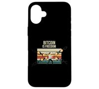 Bitcoin, C'est la liberté, la Monnaie Saine, décentraliser l'espoir, Le Bitcoin Coque pour iPhone 16 Plus