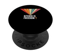 Bitcoin, C'est la liberté, la Monnaie Saine, décentraliser l'espoir, Le Bitcoin PopSockets PopGrip Adhésif